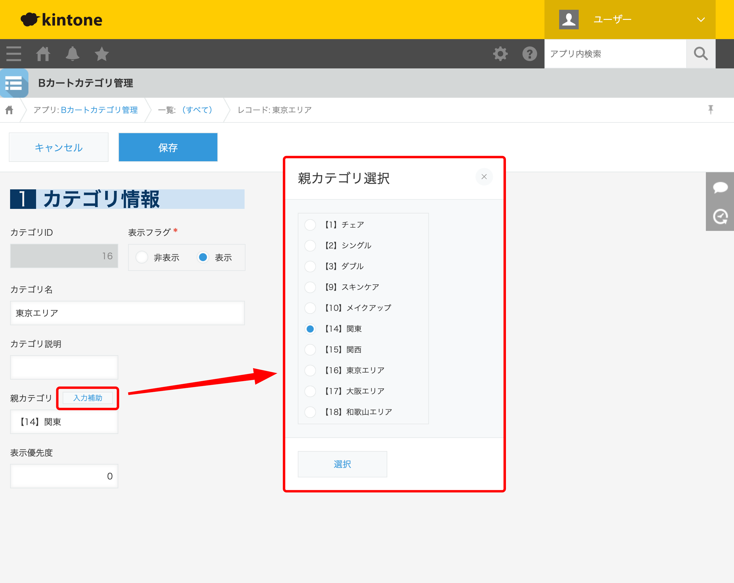kintone入力補助・kintone表示カスタマイズ03